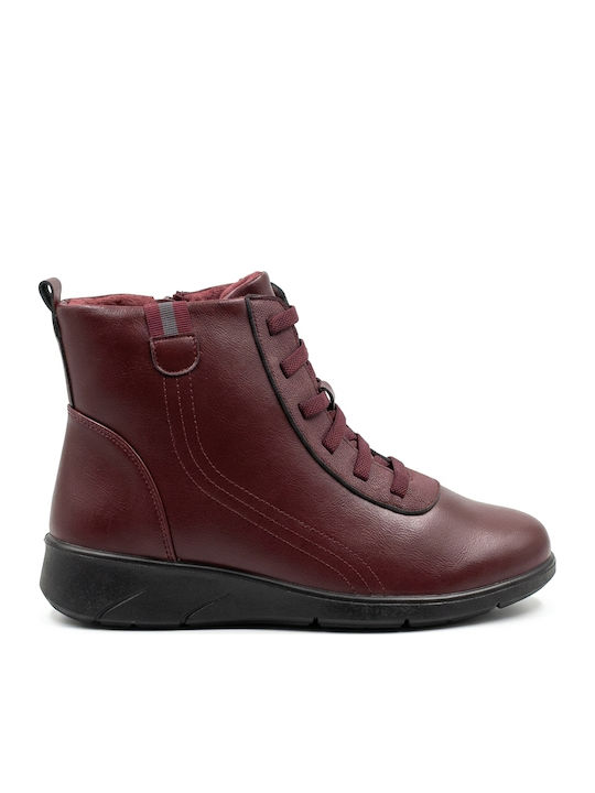 B-Soft B-Soft Damen Stiefeletten Burgundisch
