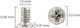 Screw Iphone 12 Pro 12 Pro Max M1.0×1.35×2.2d×0.30t Service Pack 30 Pack
