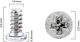Screw Iphone 12 Pro Max M1.0×1.37×2.6d×0.30t Service Pack 30 Pack