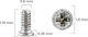 Internal Screw Set M0.8×1.15×1.6d×0.35t Iphone 12 Pro Service Pack 30 Pack