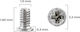 Screw Set M1.0 X 1.60 X 2.2d X 0.3t Iphone 12 Pro 12 Pro Max Service Pack 30 Pack