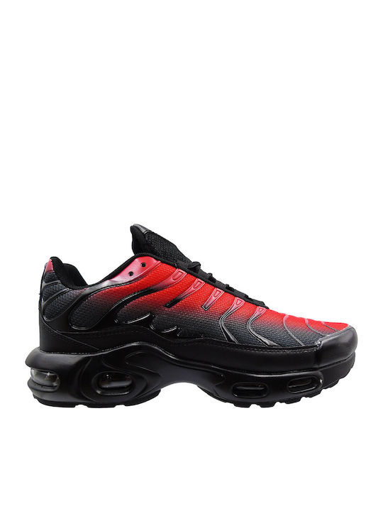 Pelmark Men's Sneakers Black / Red