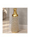 Keskor Decorative Floor Vase Metallic Gold 18x18xH51cm
