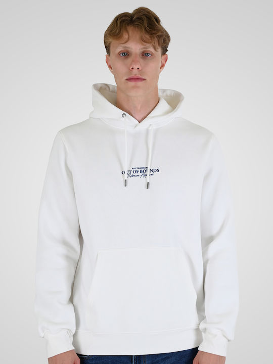 Rebase Φούτερ με Κουκούλα Off-white