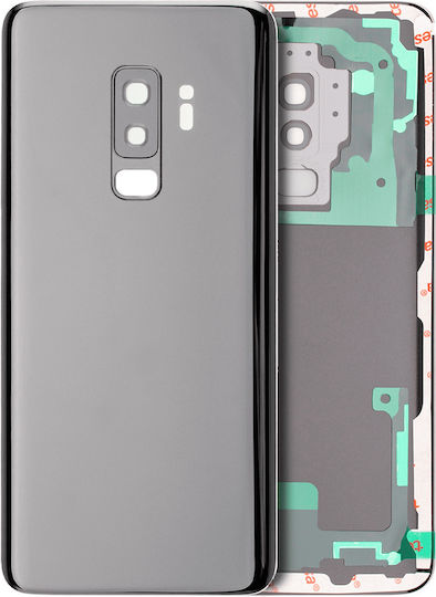 Back Cover Glass Camera Lens Samsung Galaxy S9 Plus No Logo Aftermarket Plus Titanium Gray