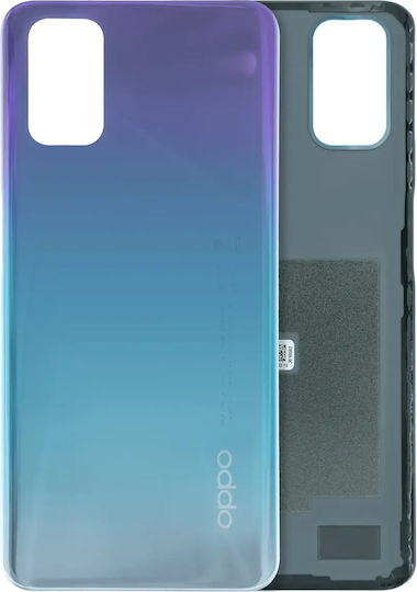 Back Cover Glass Oppo A72 2020 Service Pack Sky Blue