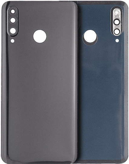 Rückseitenabdeckung Glas Kamera Linse Huawei P30 Lite Nova 4e 6GB RAM Ohne Logo Mitternachts Schwarz