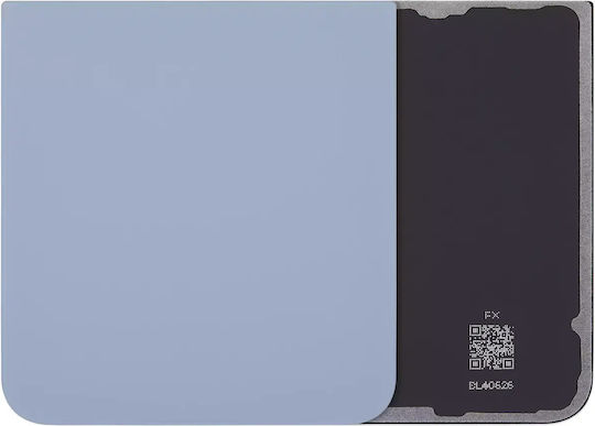 Rückseitiges Glas Samsung Galaxy Z Flip 6 5G Nachbau Plus Blau