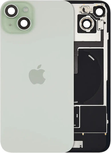 Rückglas W Magsafe Magnet & Nfc & Taschenlampe Flex iPhone 15 Plus Echtes OEM Grün