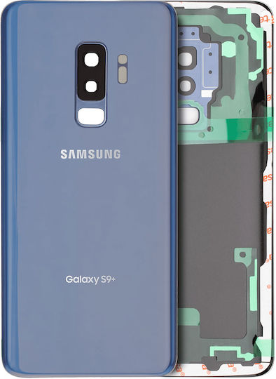 Back Cover Glass Camera Lens Samsung Galaxy S9 Plus Service Pack Coral Blue