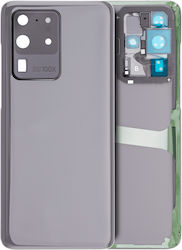Back Cover Glass Camera Lens Samsung Galaxy S20 Ultra 5g No Logo Aftermarket Plus Cosmic Gray Back Cover Glass Camera Lens Samsung Galaxy S20 Ultra 5g No Logo Aftermarket Plus Cosmic Gray