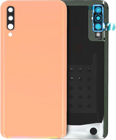 Back Cover Glass Camera Lens Samsung Galaxy A50 A505 2019 Service Pack Orange