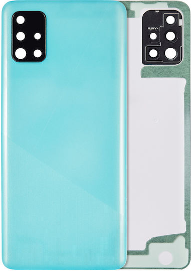 Back Cover Glass Camera Lens Samsung Galaxy A51 5g A516 2020 Service Pack Blue