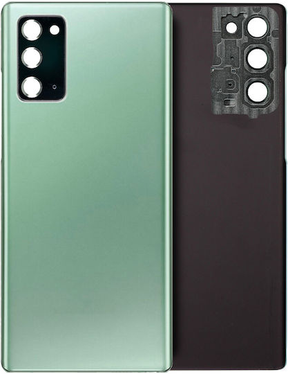 Rückseiten Glas Kleber Samsung Galaxy Note 20 5G Service Pack Mystic Grün