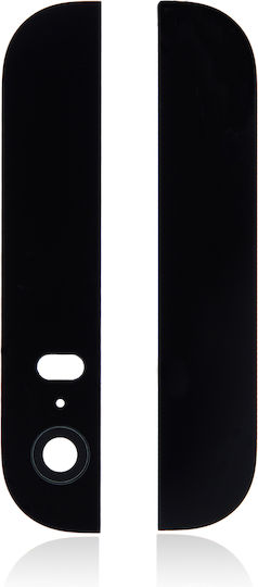 Back Glass Up + Down Iphone 5s Black