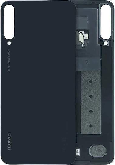 Задно Стъкло Капак Huawei P40 Lite E Сервизен Комплект Полунощно Черен