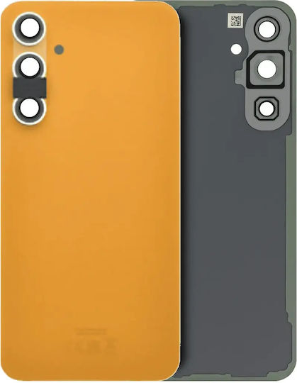 Back Cover Glass Camera Lens Samsung Galaxy S23 Fe Service Pack Tangerine