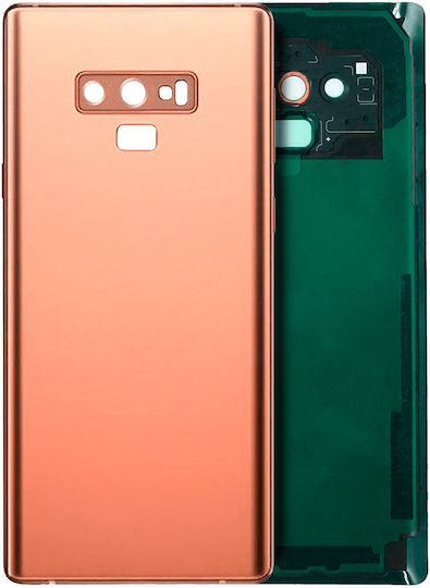 Back Cover Glass Camera Lens Samsung Galaxy Note 9 No Logo Aftermarket Plus Metallic Copper