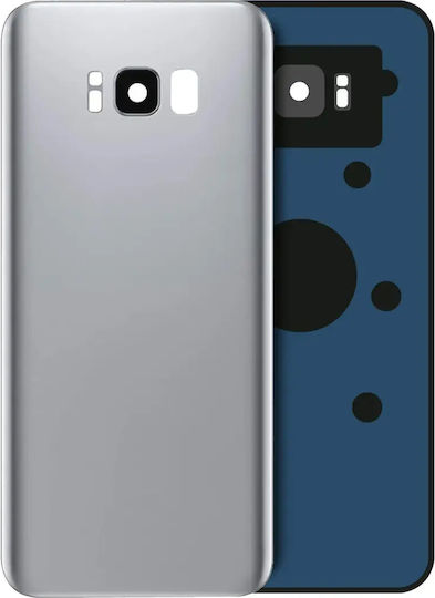 Заден Капак Стъклен Обектив За Камера Samsung Galaxy S8 Без Лого Следпазара Плюс Арктическо Сребристо