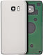 Back Cover Glass Camera Lens Samsung Galaxy S7 No Logo Aftermarket Plus White