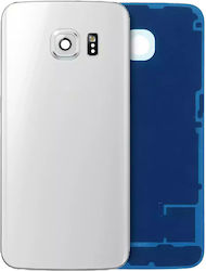 Geam Spate Lentilă Cameră Samsung Galaxy S6 Edge Service Pack Alb Geam Spate Lentilă Cameră Samsung Galaxy S6 Edge Service Pack Alb