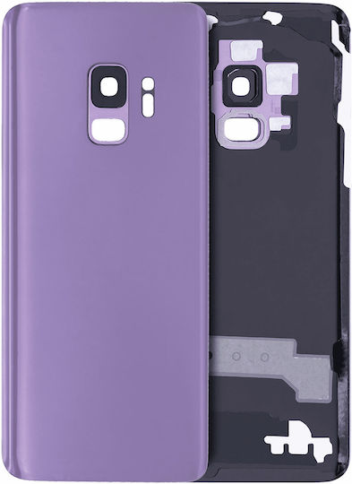 Rückseitiges Glas Kameraobjektiv Samsung Galaxy S9 Service Pack Lila Purpur