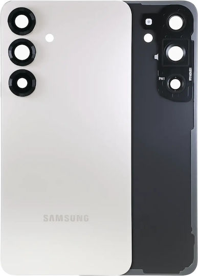 Geam Spate Carcasă Lentilă Cameră Samsung Galaxy S25 5g Pachet Service Roz Auriu
