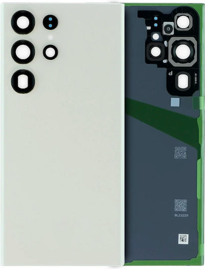 Back Cover Glass Camera Lens Samsung Galaxy S23 Ultra Service Pack Cream
