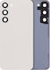 Rückseitiges Glas Kameralinse Samsung Galaxy S23 Plus Service Pack Creme