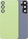 Back Cover Glass Camera Lens Samsung Galaxy S23 Plus 5g No Logo Aftermarket Plus Lime