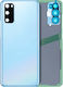 Back Cover Glass Camera Lens Samsung Galaxy S20 5g No Logo Aftermarket Plus Cloud Blue