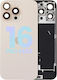 Rückglas W Magsafe Magnet & Nfc & Taschenlampe Flex iPhone 16 Pro Max Service Pack Desert Titanium
