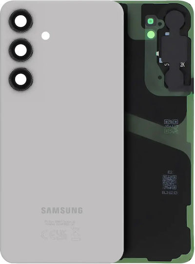 Rückseitiges Glas Kameraobjektiv Samsung Galaxy S24 Plus Service Pack Marmor Grau