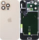 Back Glass W Magsafe Magnet & Nfc & Flashlight Flex Iphone 16 Pro Max Genuine Oem Desert Titanium
