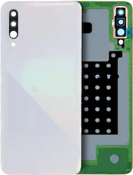 Rückseitiges Glas Kameraobjektiv Samsung Galaxy A30s A307 2019 Service Pack Weiß