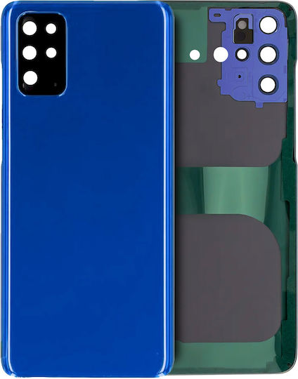 Задно Стъкло Капак Обектив Камера Samsung Galaxy S20 Plus Сервизен Пакет Аура Син
