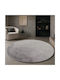 Teoran Mellow 11 Χαλί Στρογγυλό Grey Φ120cm