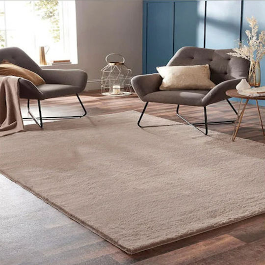 SpitiBazaar 120x180cm Non-Slip Furry Brown