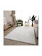 SpitiBazaar Non-Slip Rug Rectangular Furry White 120x180cm