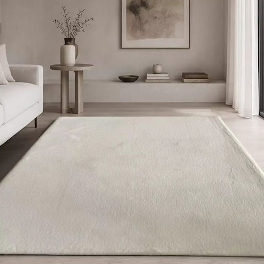Teoran Mellow Χαλί Ορθογώνιο White 70x140cm