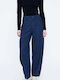 Damen Stoffhose Dunkelblau