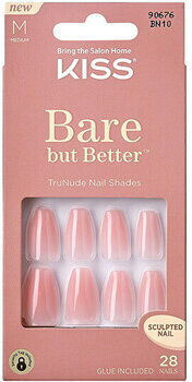 Kiss My Face Tips Nägel in Rosa Farbe 28 Stück