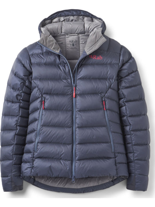Rab Women's Puffer Jacket for Winter Steel