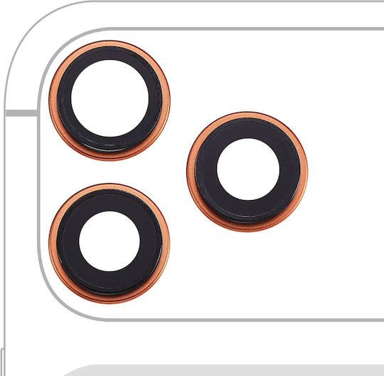 Suport și ramă pentru obiectivul camerei spate iPhone 17 Pro 17 Pro Max Premium Portocaliu Cosmic