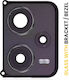 Back Camera Lens Bracket Bezel Xiaomi Redmi Note 12 Pro Plus Obsidian Black