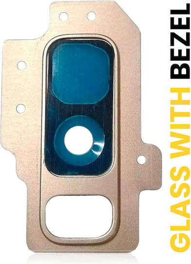Back Camera Lens Bezel Samsung Galaxy S9 Plus Auriu Sunrise
