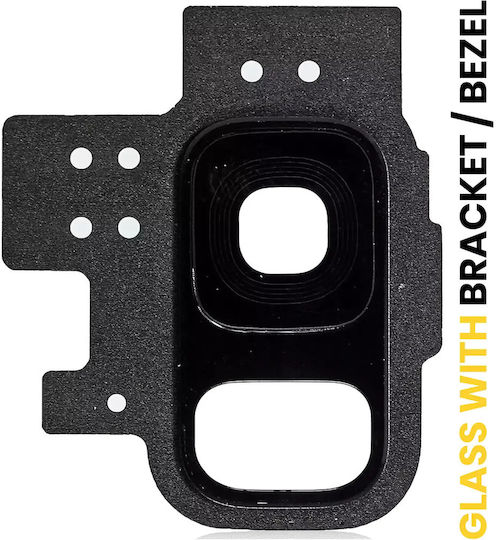 Back Camera Lens Bracket Bezel Samsung Galaxy S9 Midnight Black