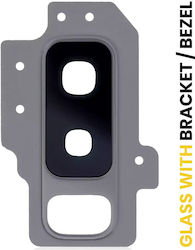 Back Camera Lens Bracket Bezel Samsung Galaxy S9 Plus Titanium Gray Back Camera Lens Bracket Bezel Samsung Galaxy S9 Plus Titanium Gray