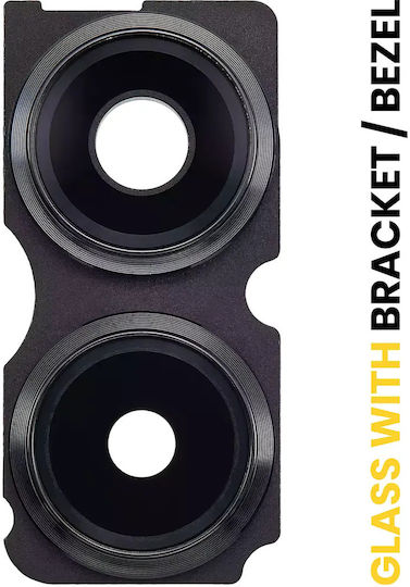 Back Kamera Weitwinkel & Ultrawide Objektiv Rahmen Xiaomi Redmi Note 13 Pro Plus 5g Schwarzes