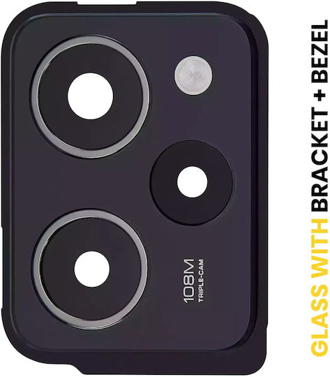 Back Camera Lens Bracket Bezel Xiaomi Redmi Note 12 Pro Speed Black Poco X5 Pro 5g